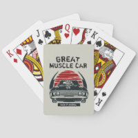Poster de la voiture musculaire