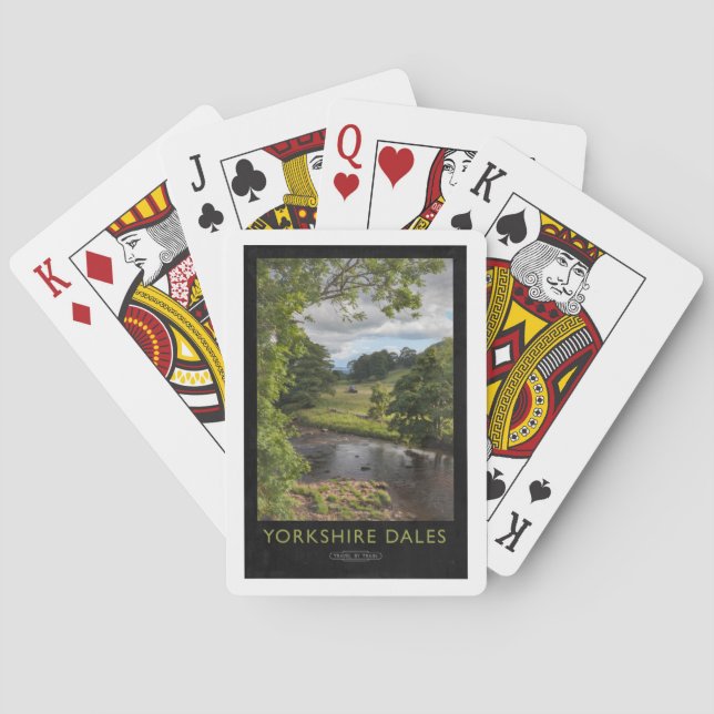 Jeu De Cartes Poster du Yorkshire Dales Railway (dos)