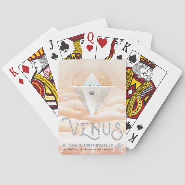 Jeu De Cartes Poster-Observatoire Rétro Dans Le Système Solaire (dos)