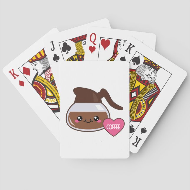 Jeu De Cartes Pot de café d'Emoji (dos)