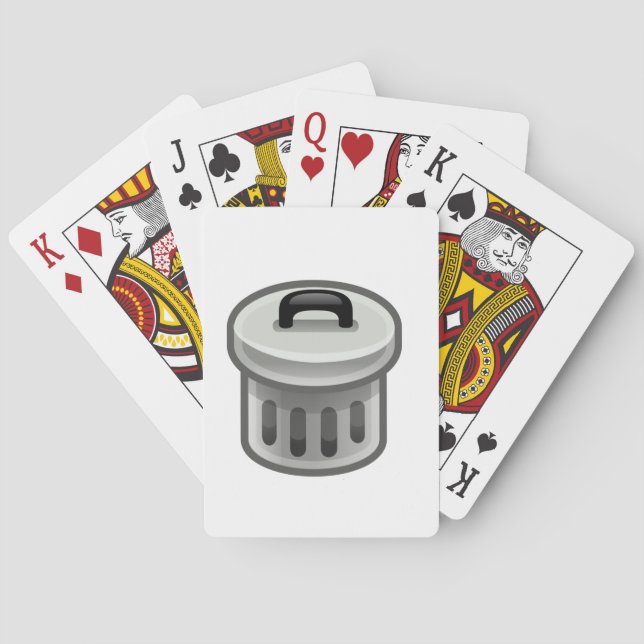 Jeu De Cartes Poubelle de déchets (dos)