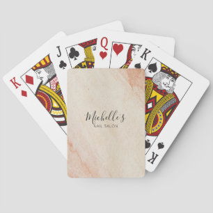 Jeu De Cartes Poudre marron poussiéreuse chic