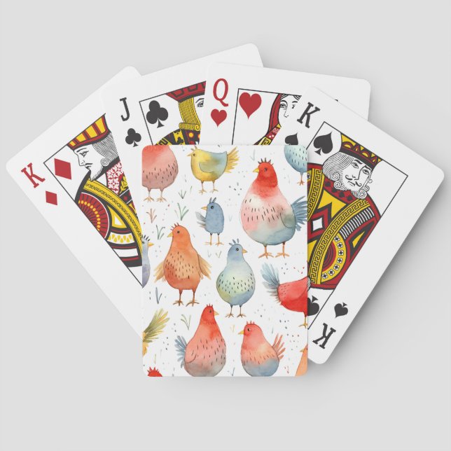 Jeu De Cartes Poulets d'élevage (dos)