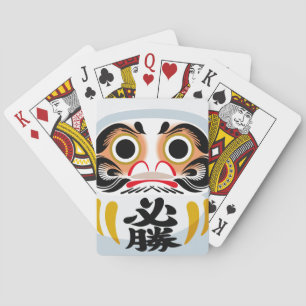 Jeu De Cartes Poupée Daruma (charme traditionnel japonais de cha