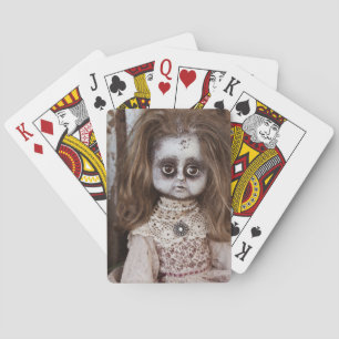 Jeu De Cartes Poupée gothique déplaisante Goth victorien de