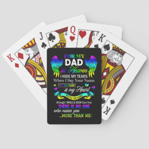 Jeu De Cartes Pour Mon Père Au Ciel, Je Cachais Ma Fête des père