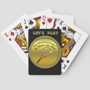 Jeu De Cartes Pourquoi est-ce que j'aime le tennis.Ça me fait ch