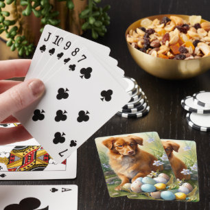 Jeu De Cartes Poussette de canard de la Nouvelle-Écosse avec oeu