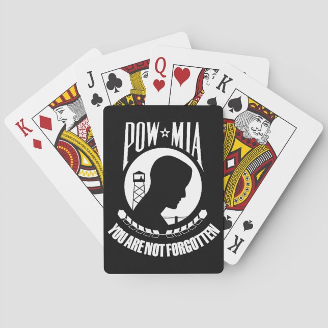 Jeu De Cartes "POW MIA Jouer des cartes" (dos)