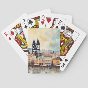 Jeu De Cartes Prague nuit en République Tchèque