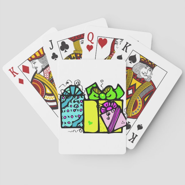 Jeu De Cartes Présentations de Noël (dos)