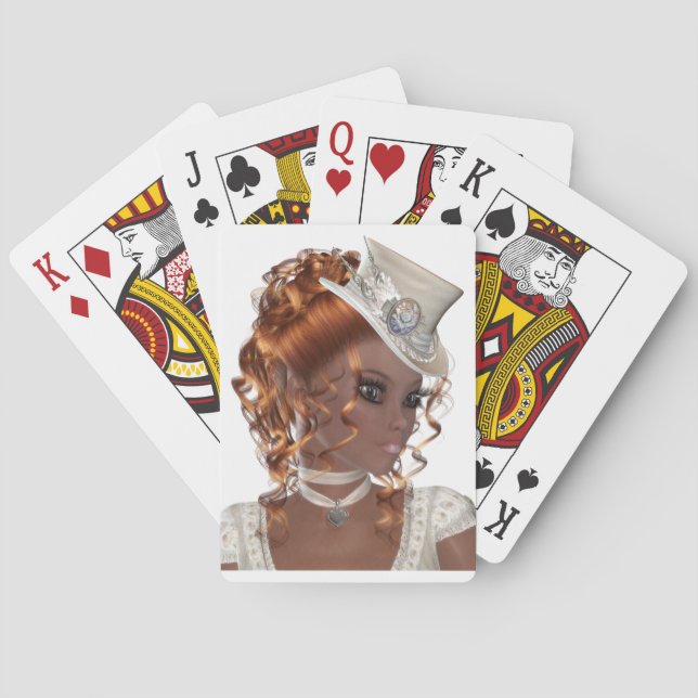 Jeu De Cartes Pretty African American Woman (dos)