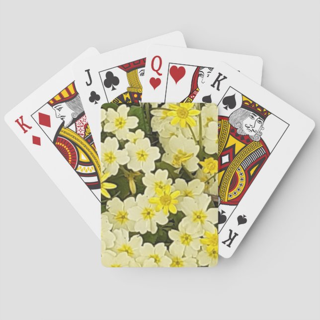 Jeu De Cartes Primroses du printemps (dos)