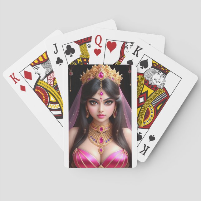 Jeu De Cartes Princesse Jasmine (dos)