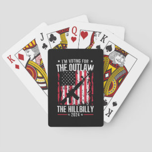 Jeu De Cartes Pro 45 Je vote pour le hors-la-loi et le Hillbilly