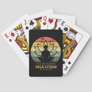 Jeu De Cartes Professeur de Fitness Yoga Studio Personnalisé Gur