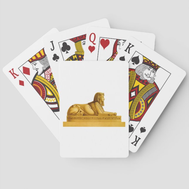 Jeu De Cartes Profil de la stature Sphinx (dos)