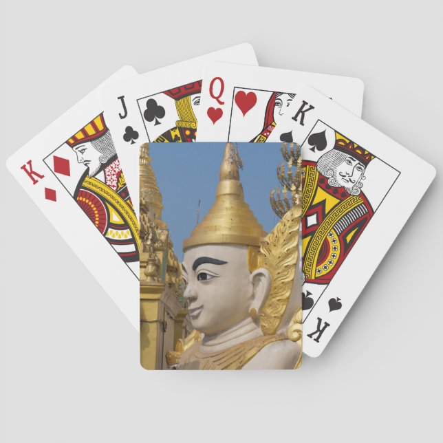 Jeu De Cartes Profil de statue de Bouddha (dos)