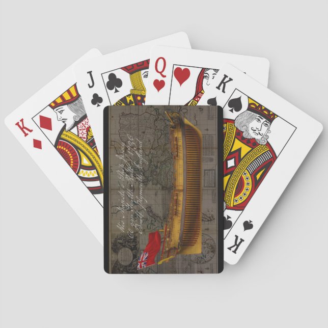 Jeu De Cartes Profile Painting of Ship Jersey (dos)