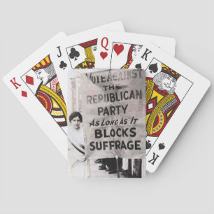 Jeu De Cartes Protestation d'Alice Paul