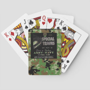 Jeu De Cartes PRR Army Navy Game Trains 1949
