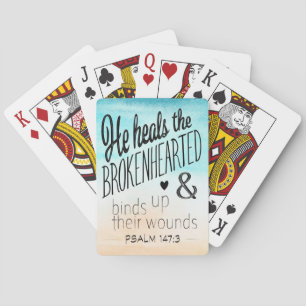 Jeu De Cartes Psaume 147:3 Il guérit les âmes brisées