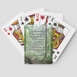 Jeu De Cartes Psaumes Écriture jouer aux cartes