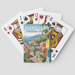 Jeu De Cartes Puerto Plata République Dominicaine Voyage Art Vin