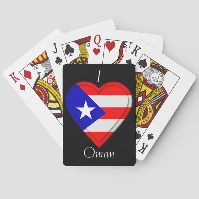 Jeu De Cartes Puerto Rico drapeau portoricain (dos)