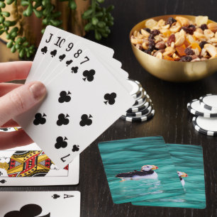 Jeu De Cartes Puffin Dans La Baie De Résurrection, Alaska
