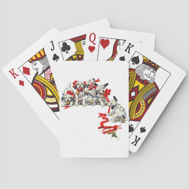 Jeu De Cartes Pups dalmate de vacances (dos)