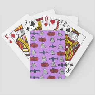 Jeu De Cartes Purple Halloween Fun Print