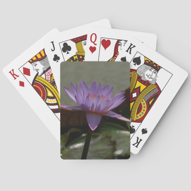 Jeu De Cartes Purple Lotus Nénuphar Jouer des cartes (dos)