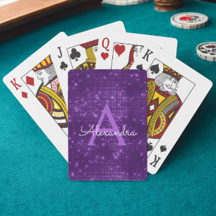 Jeu De Cartes Purple Sparkle