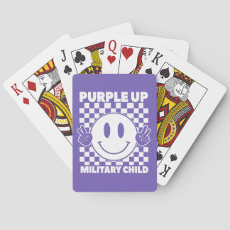 Jeu De Cartes Purple Up For Military Kids Military Child Mois