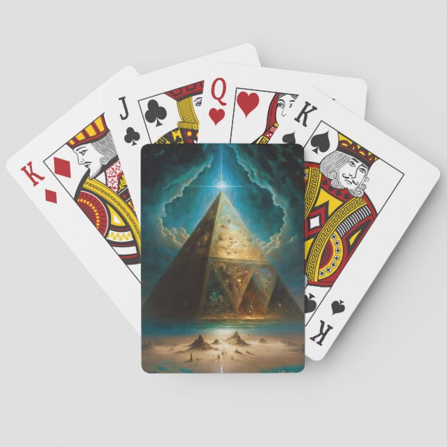 Jeu De Cartes Pyramide mystique Art Visionnaire (dos)