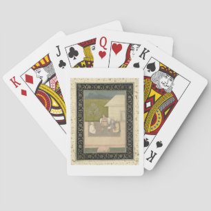Jeu De Cartes Quatre hommes saints musulmans assis dans la