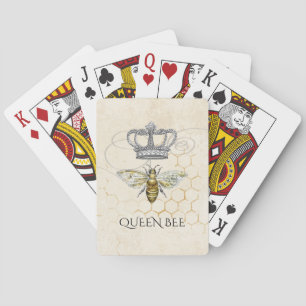 Jeu De Cartes Queen Bee Honey Comb Royal Crown