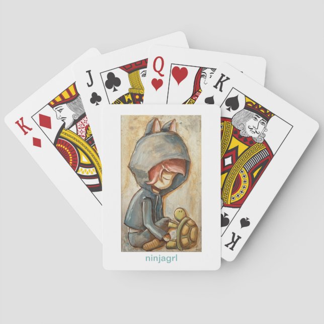 Jeu De Cartes quelqu'un pour écouter - ninjagral jouer aux carte (dos)