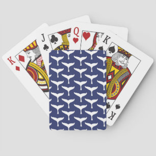 Jeu De Cartes Queue de baleine blanche Animal marin Océan bleu M