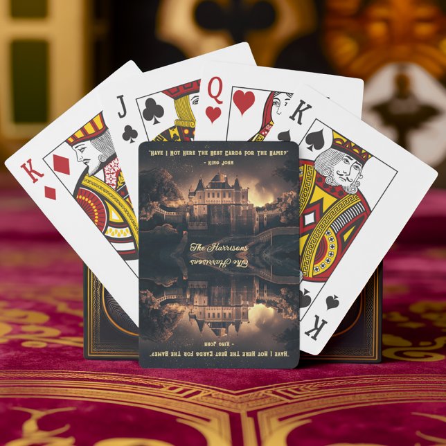 Jeu De Cartes Quote de famille Vintage vintage Retro (Créateur téléchargé)