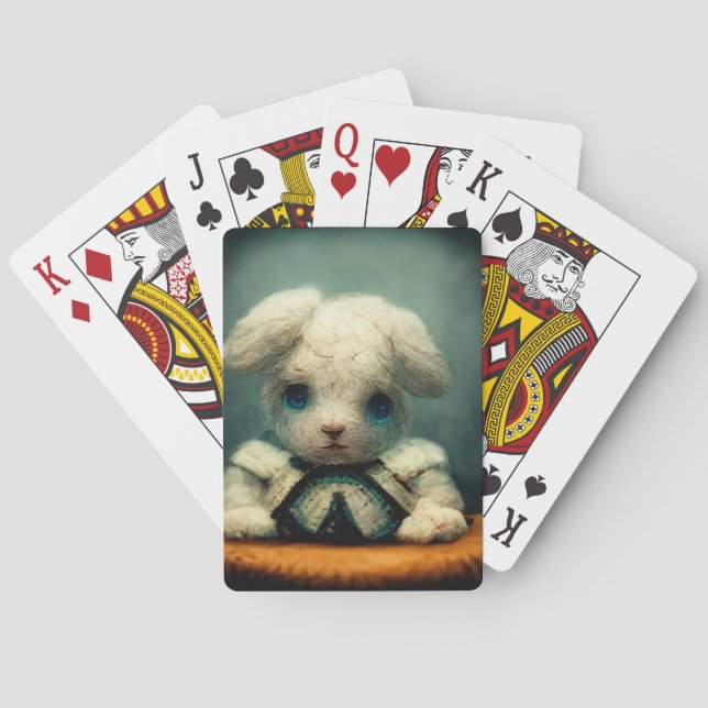 Jeu De Cartes Rabbit triste (dos)