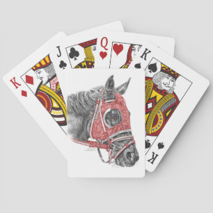 Jeu De Cartes Race Horse Portrait Soies