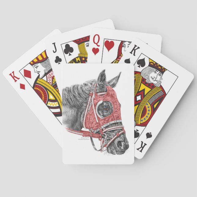 Jeu De Cartes Race Horse Portrait Soies (dos)