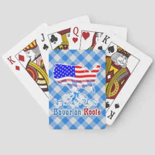 Jeu De Cartes Racines Bavaroises Américaines Jouer Des Cartes