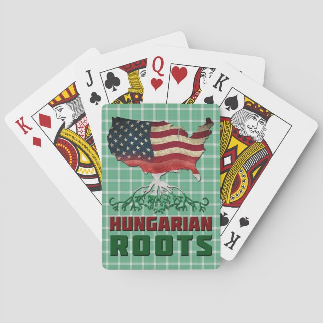 Jeu De Cartes Racines hongroises américaines   (dos)