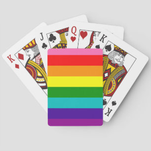 Jeu De Cartes Rainbow Gay Pride LGBT Original 8 Stripes