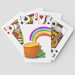 Jeu De Cartes Rainbow Gold Pot Lucky Irish Sky Irlande Coloré