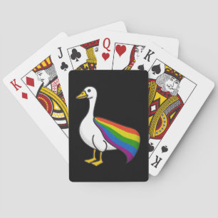 Jeu De Cartes Rainbow Goose LGBTQ Pride gay transgenre LGBTQ+