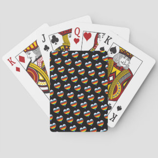 Jeu De Cartes Rainbow Heart Motif